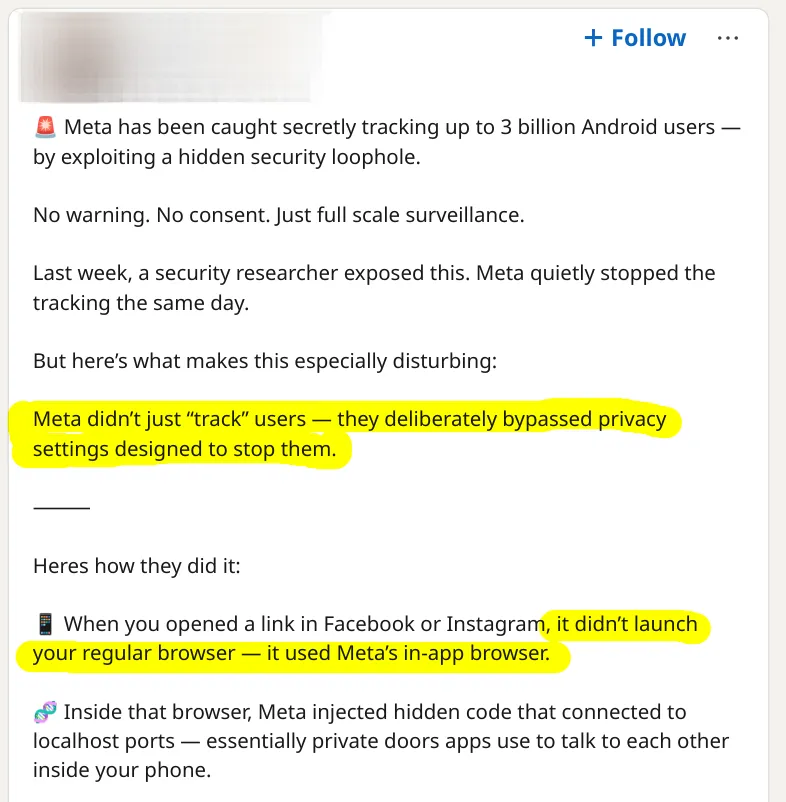 LinkedIn Post