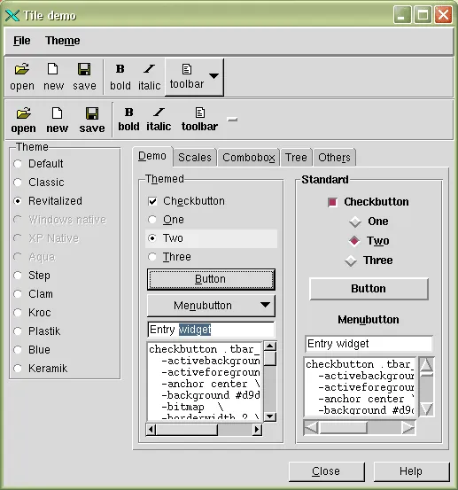 Tkinter Sample App